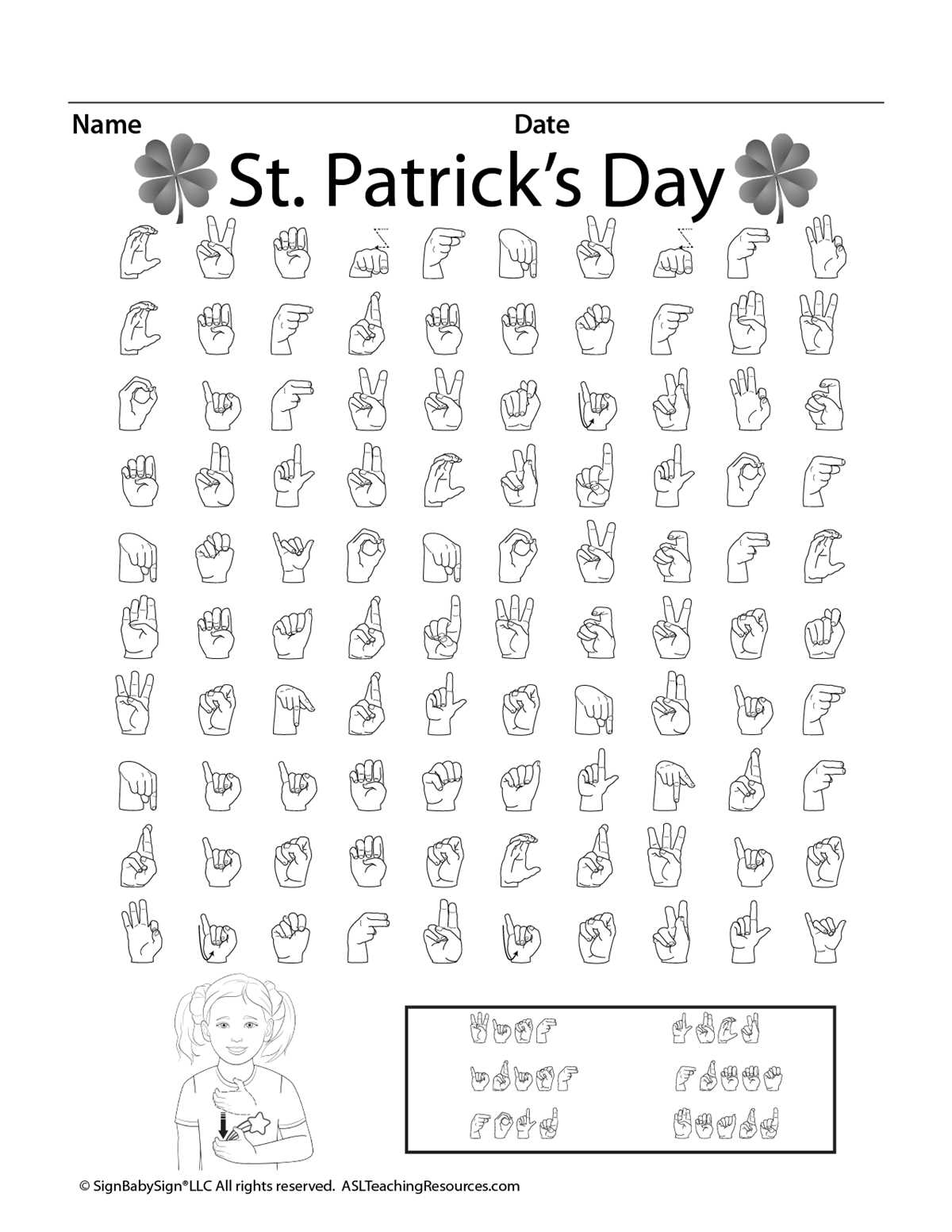 st patricks day word search printable