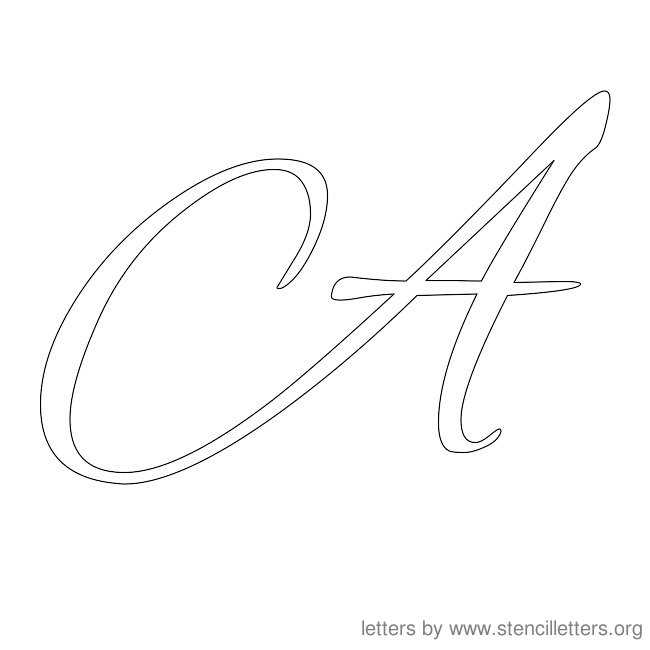 stencil letters free printable