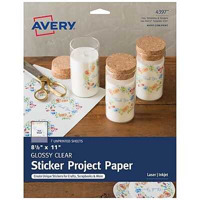 sticker printable paper