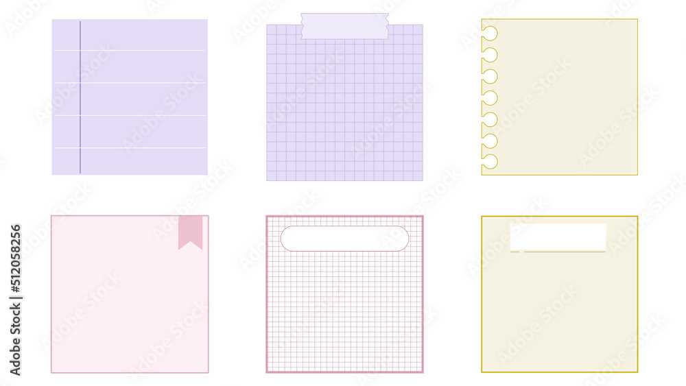 sticky note printable template