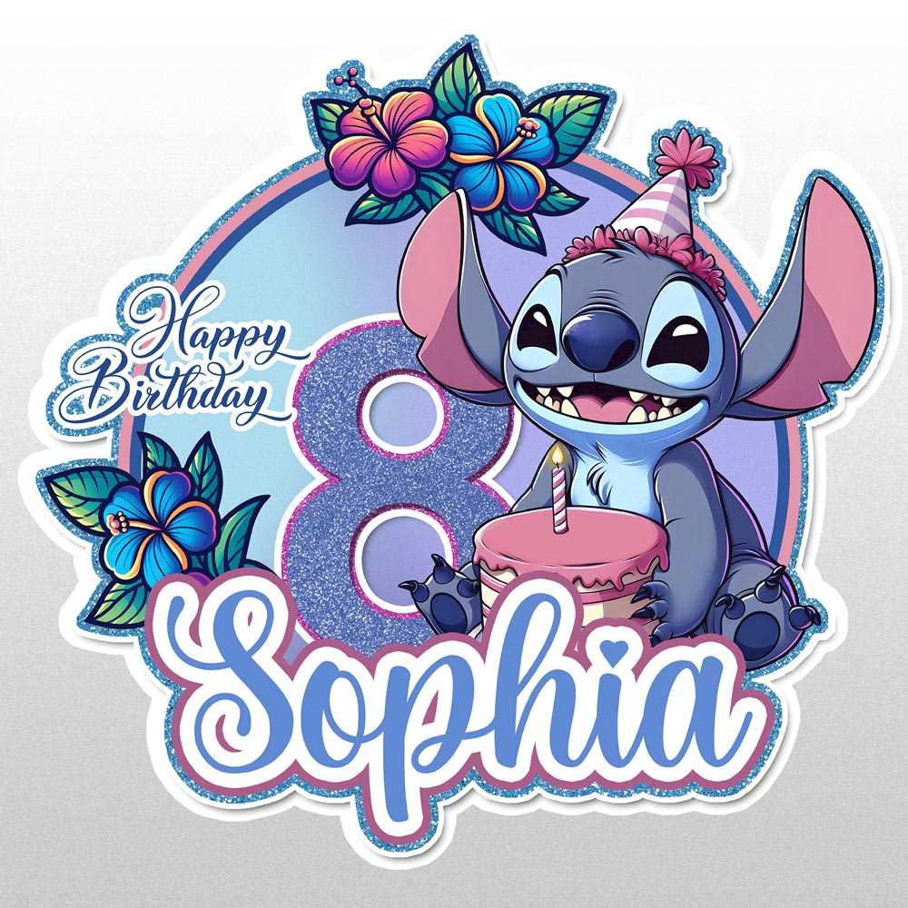 stitch cake topper printables