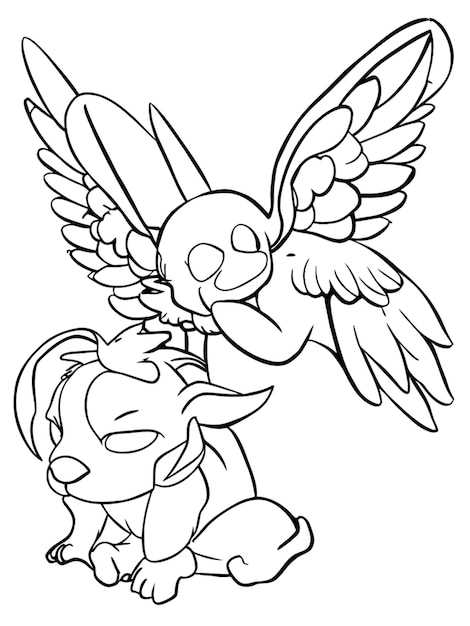 stitch coloring sheets printable free