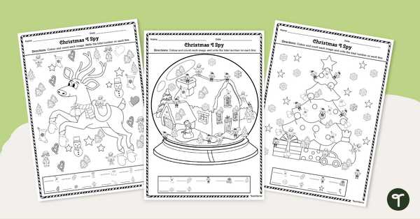 christmas activities preschoolers printables