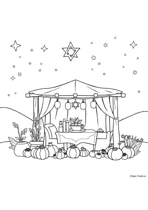 sukkot coloring pages printable