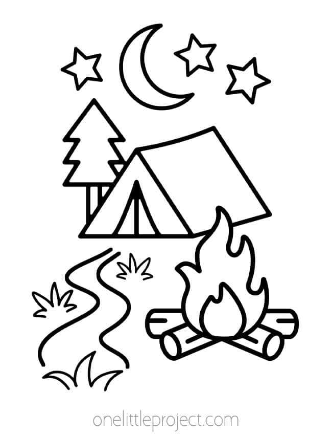 summer coloring pages printable