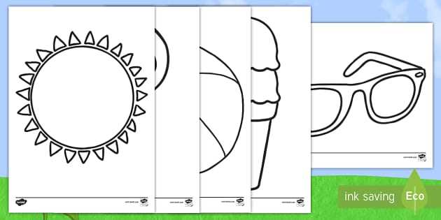 summer crafts printable
