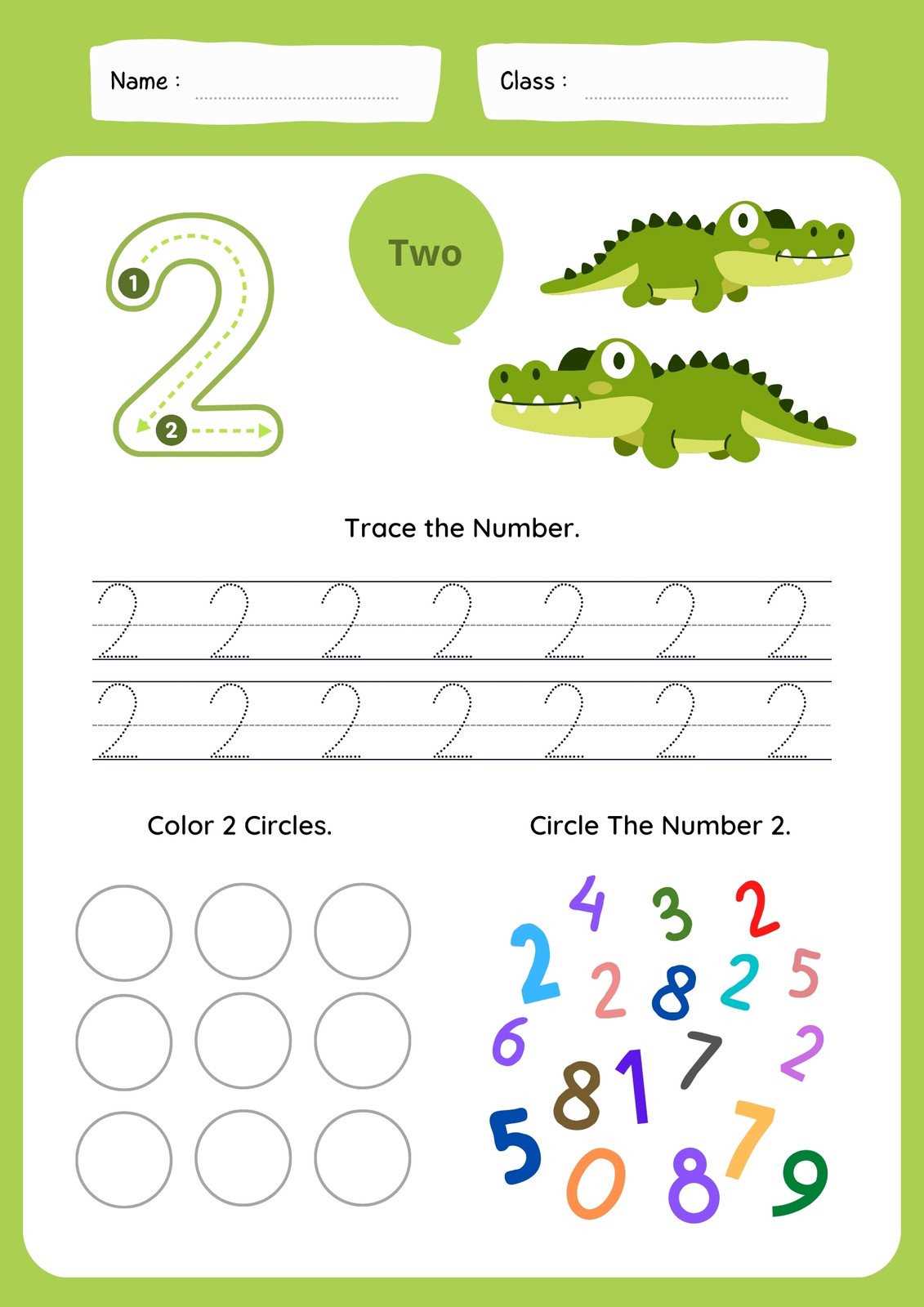 free printable number worksheets preschool