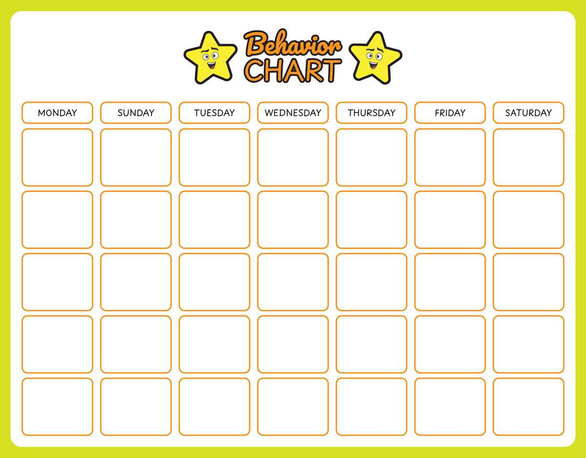 reward chart for kids printable