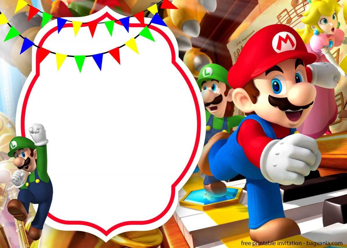 super mario printables