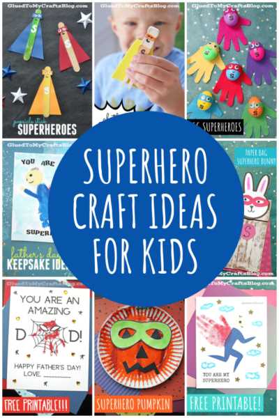 superhero craft printables