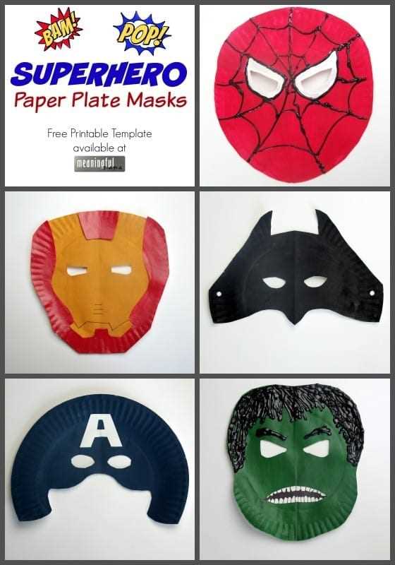 superhero template printable