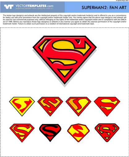 superman logo printable