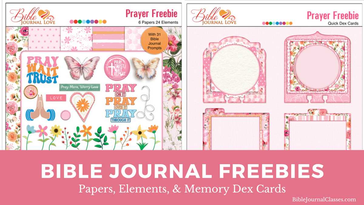 bible journaling free printables