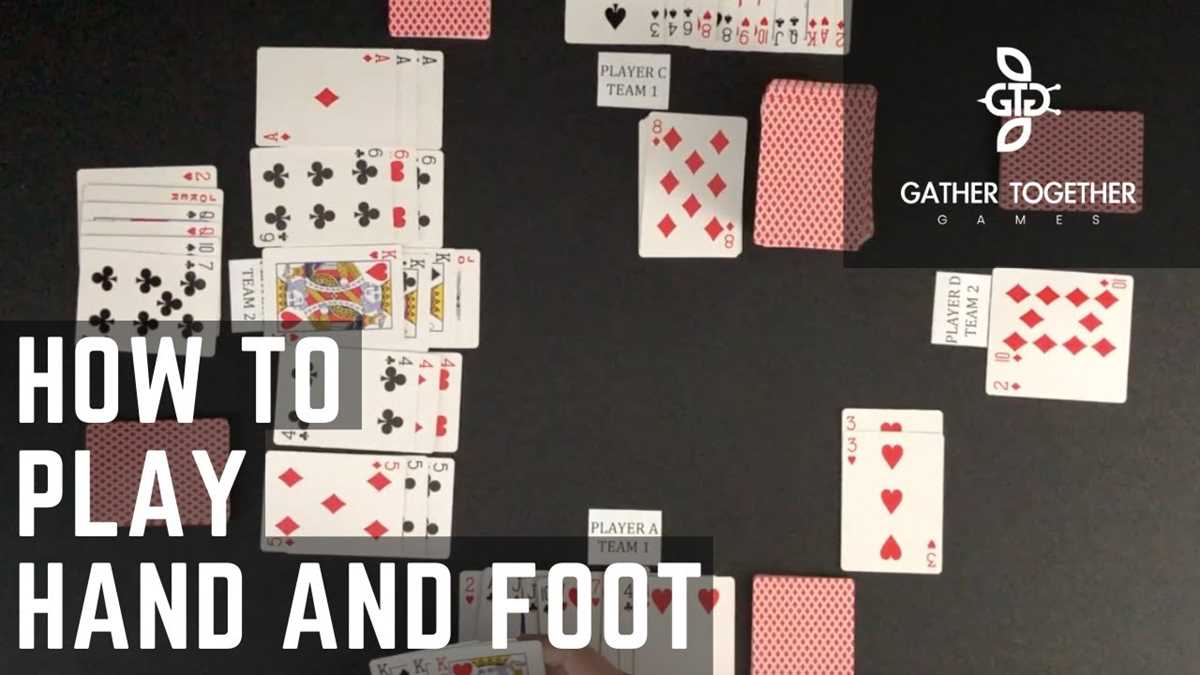 hand and foot card game rules printable