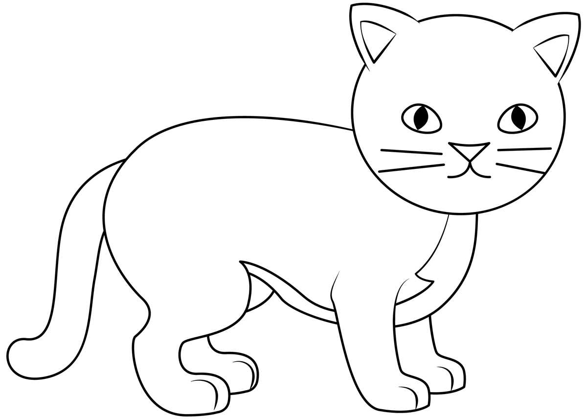 cat stencil printable