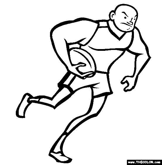 football player coloring pages printable