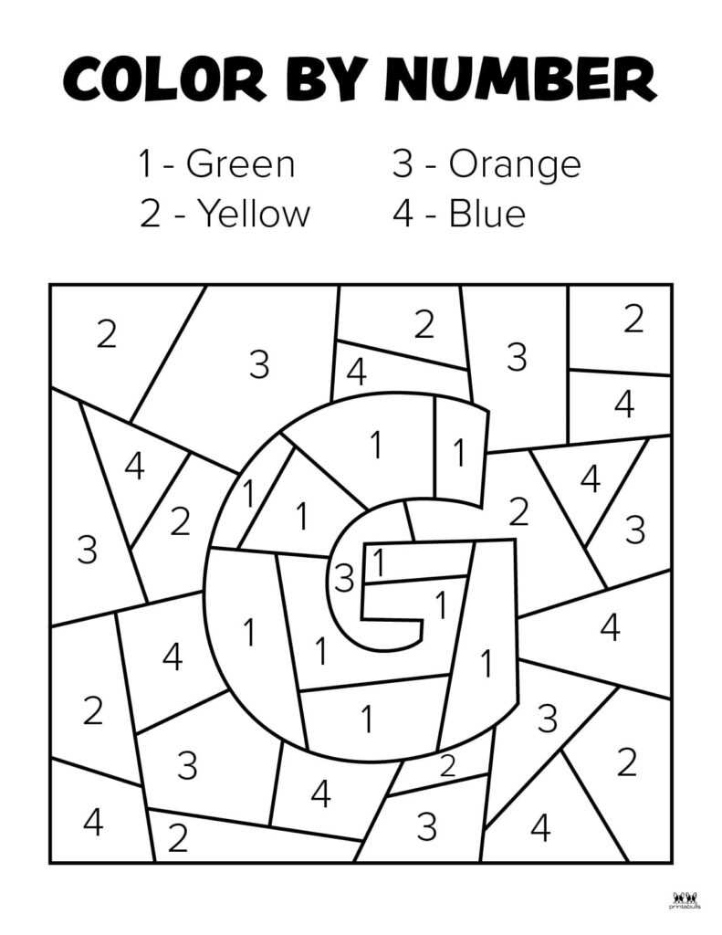 letter g worksheet free printable