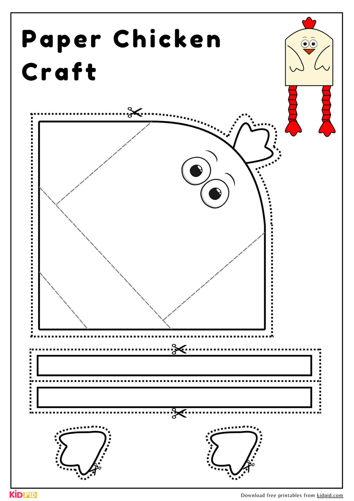 chicken printable template