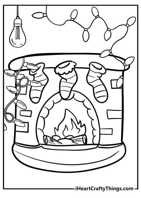 printable christmas coloring cards