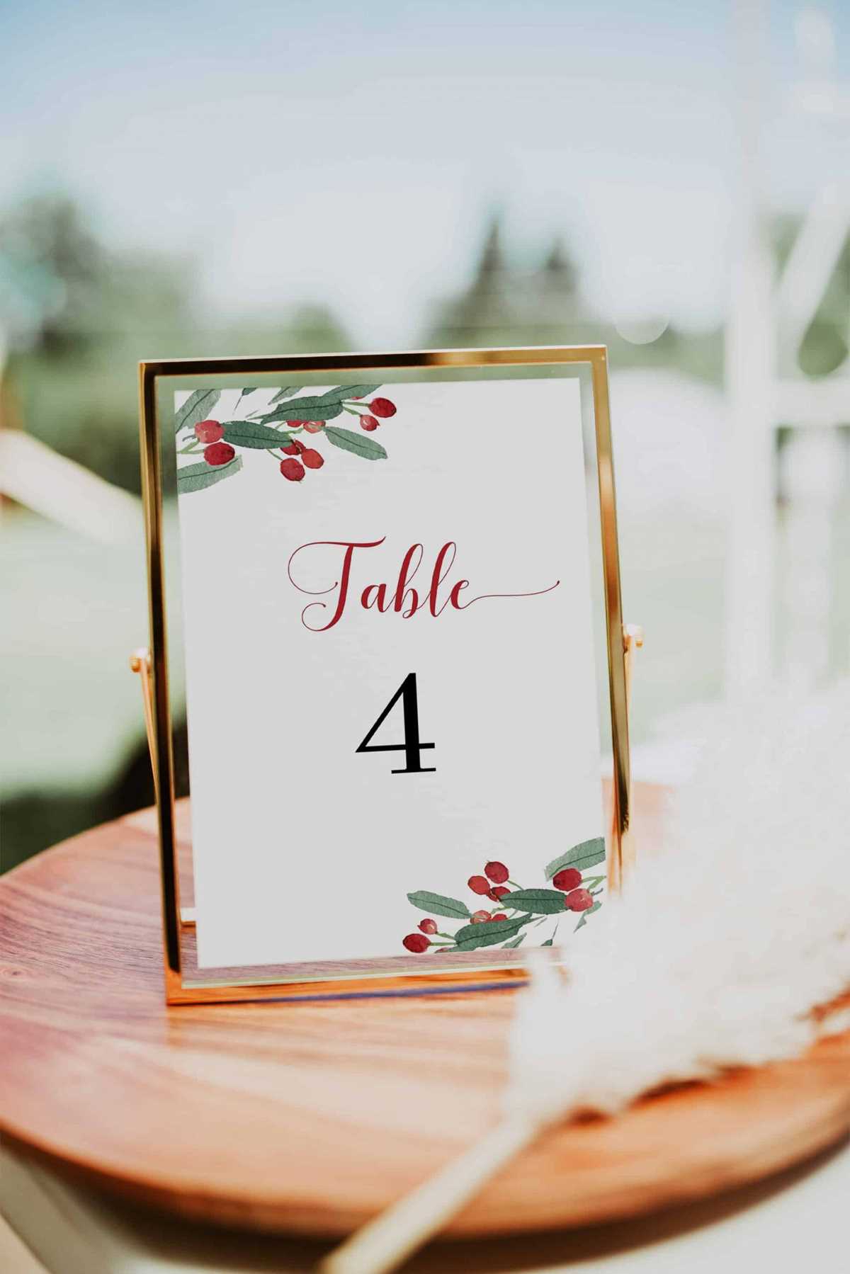 table number free printable