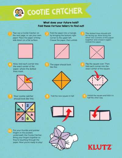 printable cootie catcher