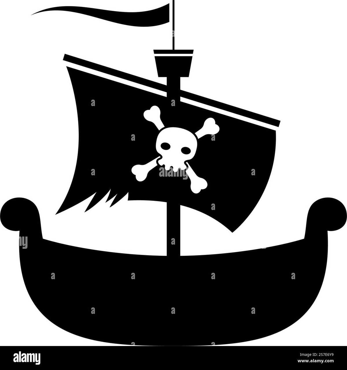 pirate ship flag printable