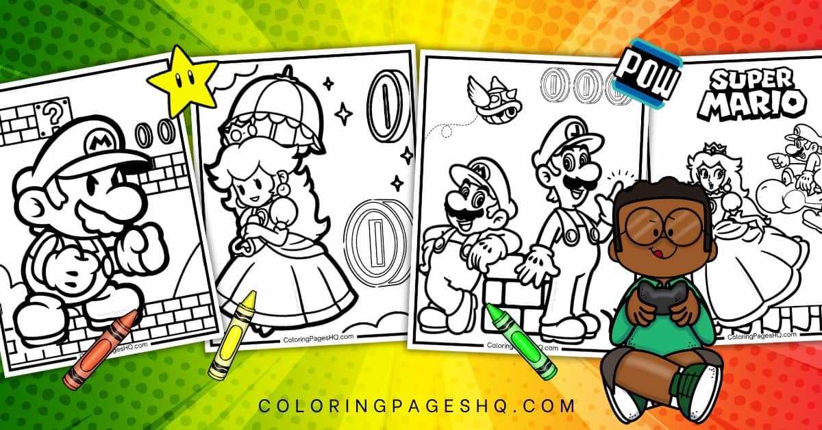 free printable super mario