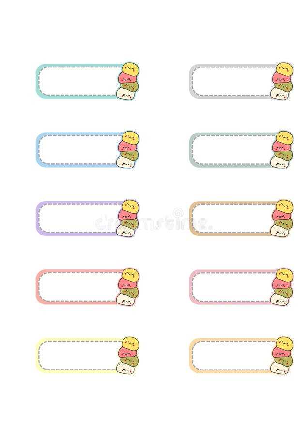 colored printable labels