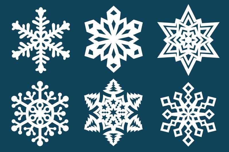 free snowflake template printable