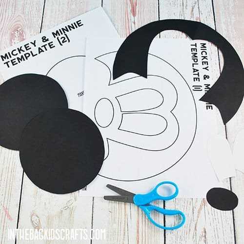 mickey mouse cut out printable
