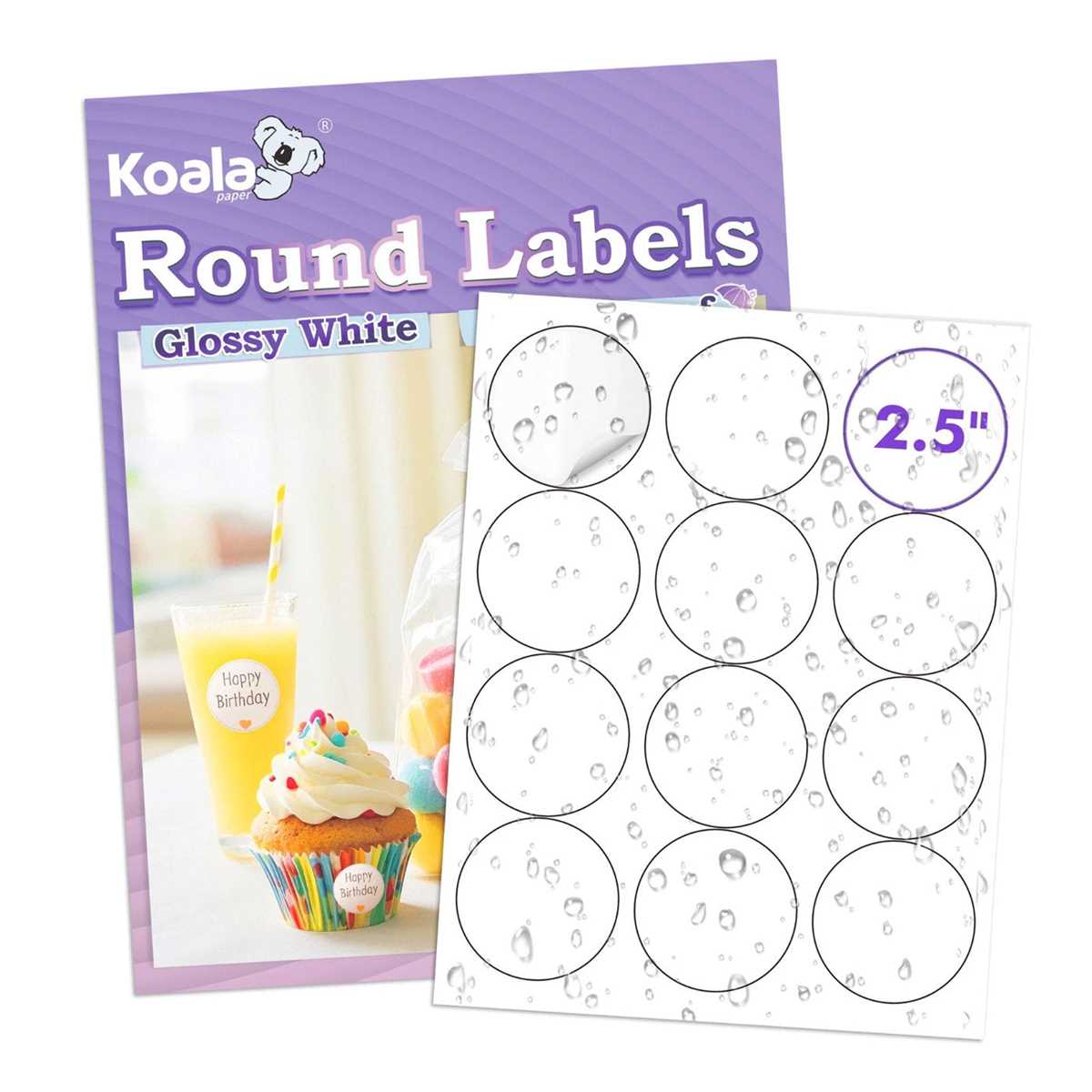 round stickers printable