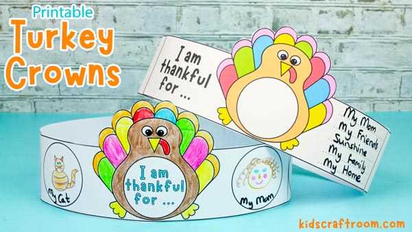 thankful printable turkey