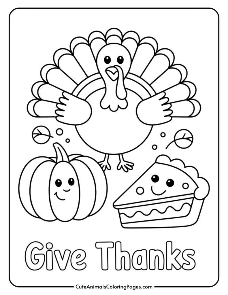 thanksgiving coloring pictures printable