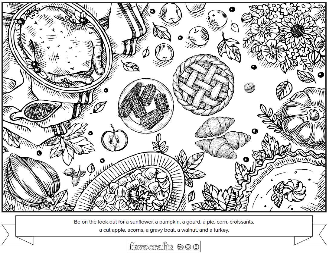 thanksgiving hidden pictures printable