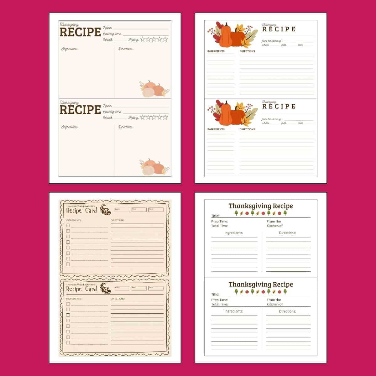 thanksgiving pictionary free printable
