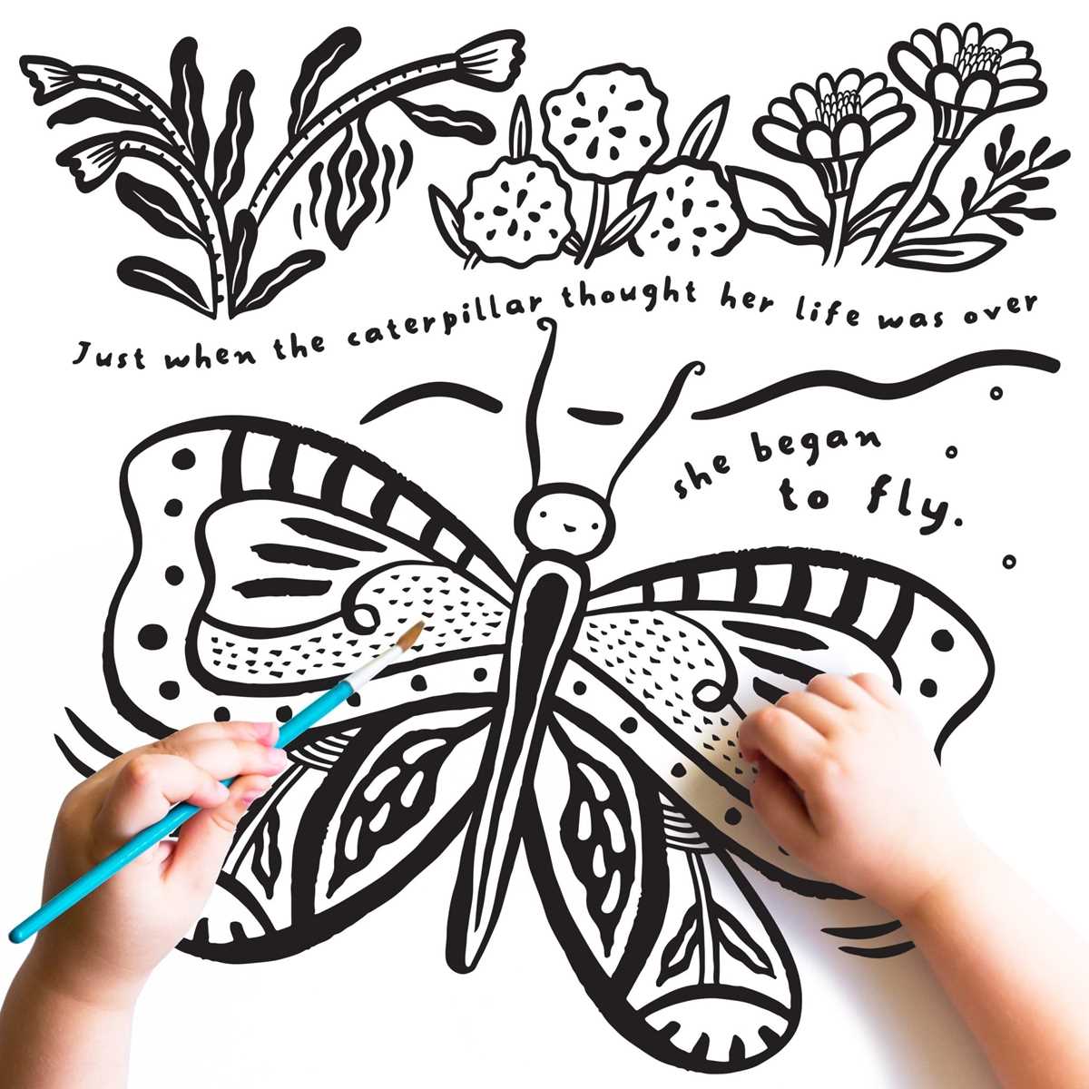 printable butterfly coloring page