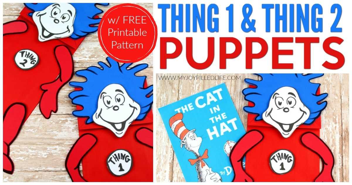 thing 1 and thing 2 free printable template