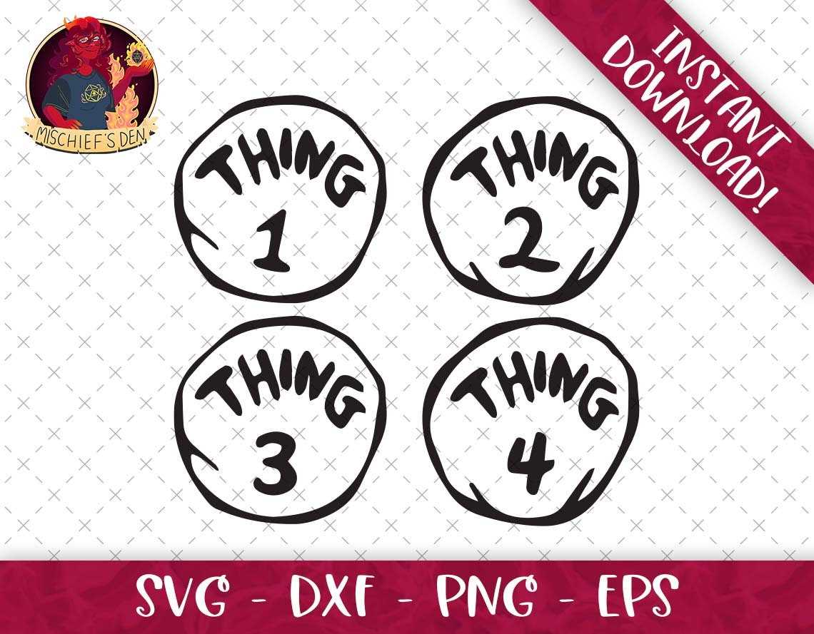 thing one logo printable