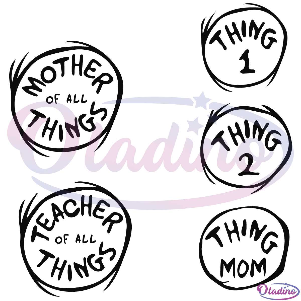 thing one logo printable