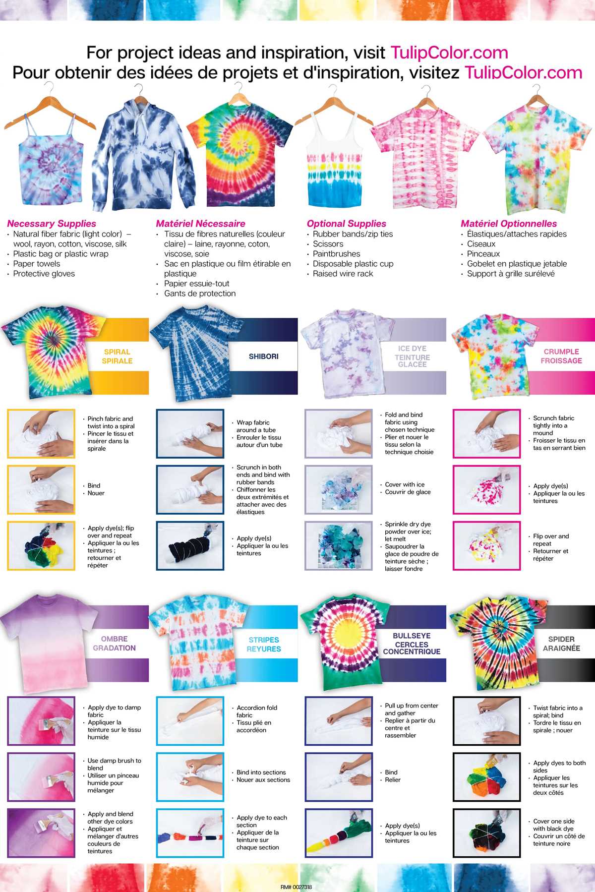 tie dye care instructions printable