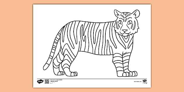 tiger printable coloring pages