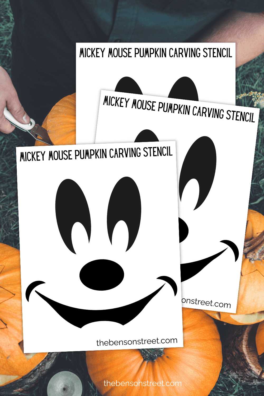pumpkin face template printable