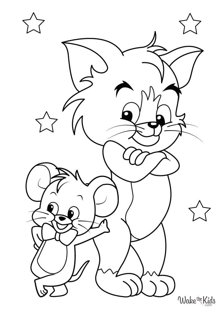 tom and jerry coloring pages printable
