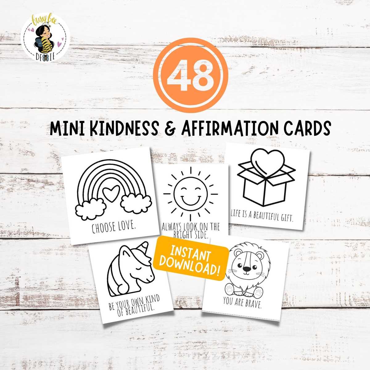 printable kindness cards