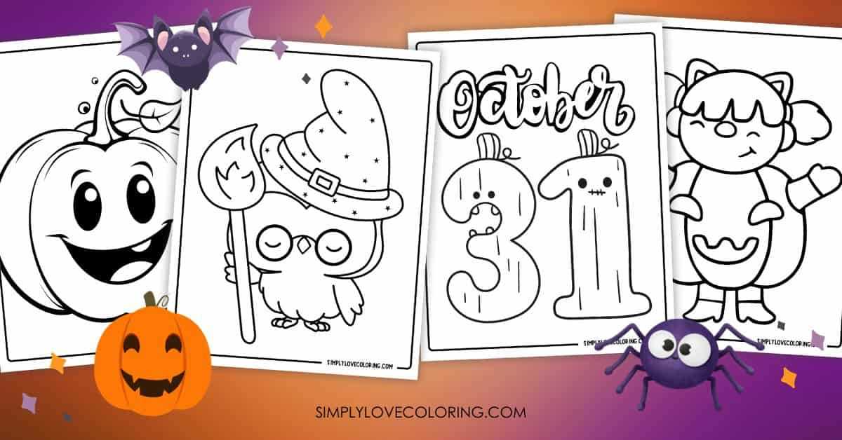 halloween printable pages