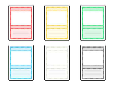 trading card template printable