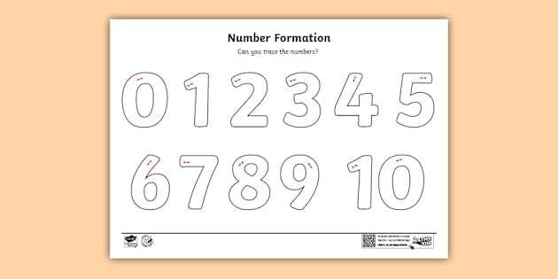 tracing numbers free printable