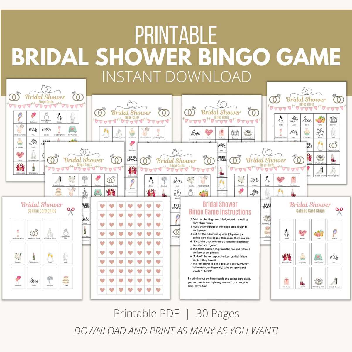games for bridal shower printable