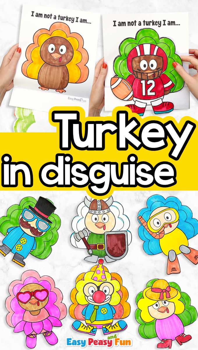 turkey disguise project printable