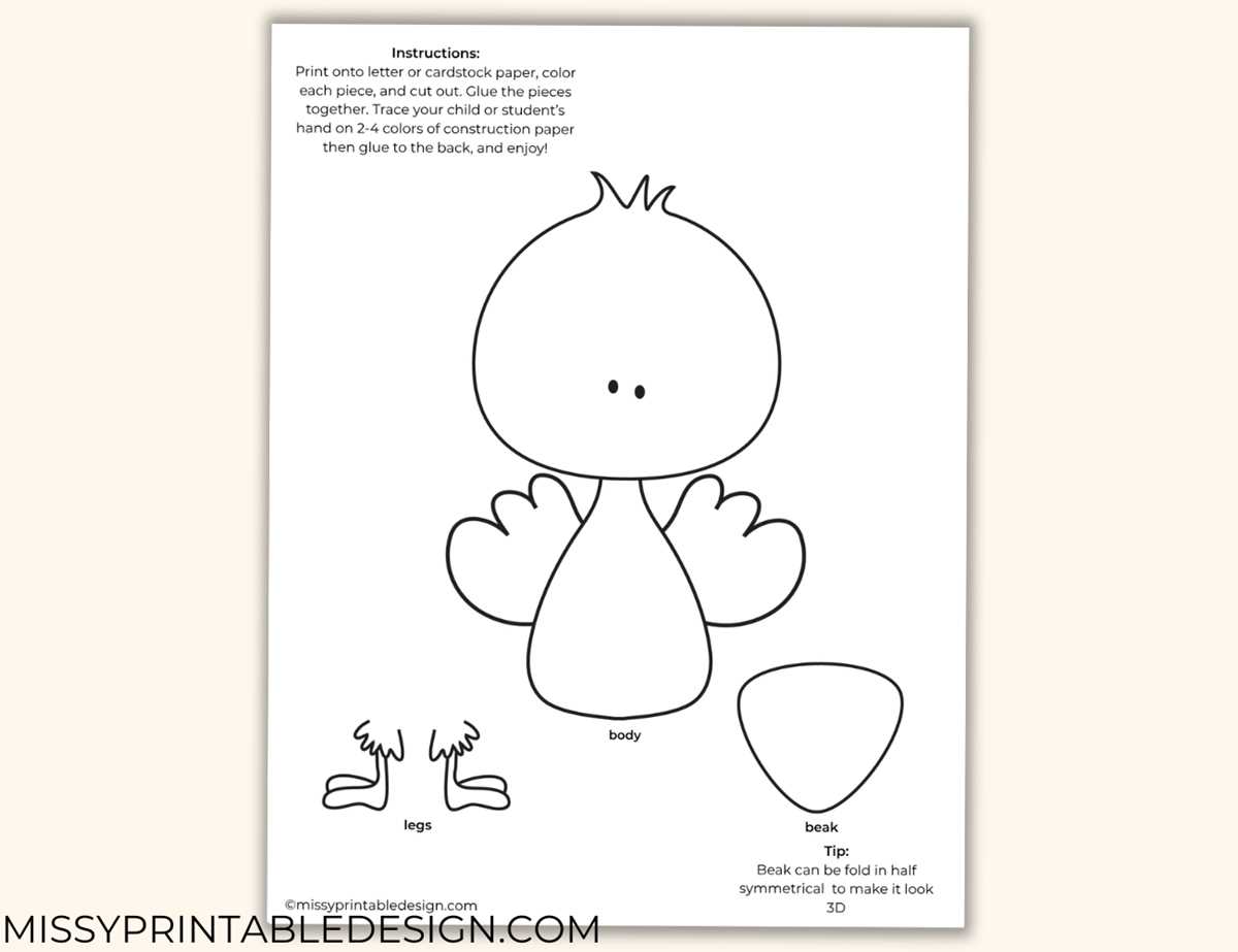 turkey outline printable